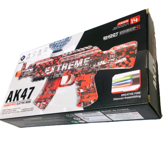 تفنگ تیر ژله ای شارژی AK47