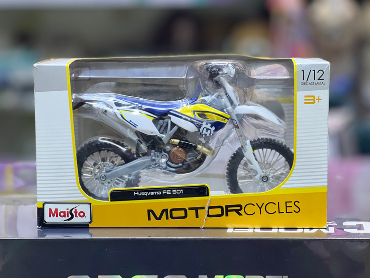 ماکت موتور سیکلت Husqvarna مقیاس ۱:۱۲ برند Maisto فلزی