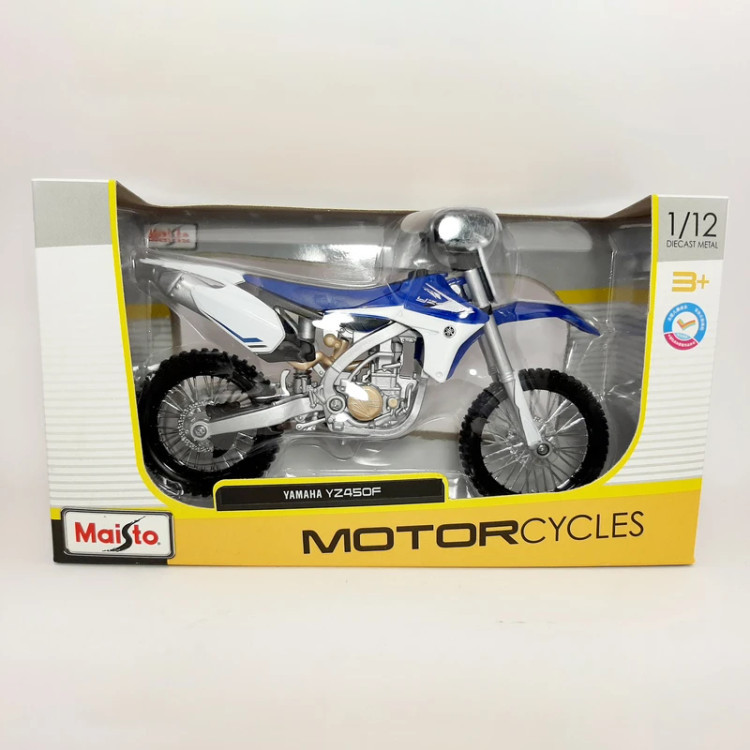 ماکت موتور کراسی یاماها YZ 450 برند Maisto نمونه 1.12