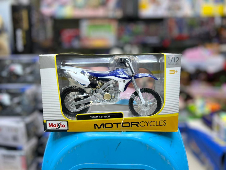 ماکت موتور کراسی یاماها YZ 450 برند Maisto نمونه 1.12